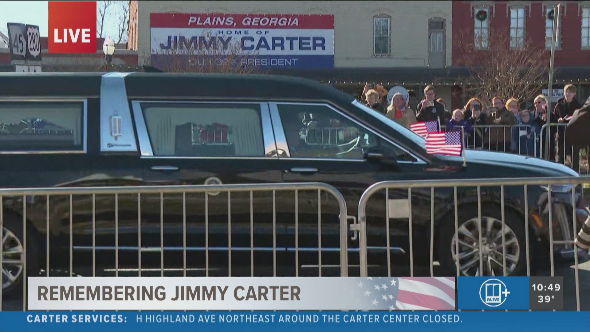 Georgia is honoring the life of Jimmy Carter, the 39th president of the United States, with a state funeral today, Jan. 4.