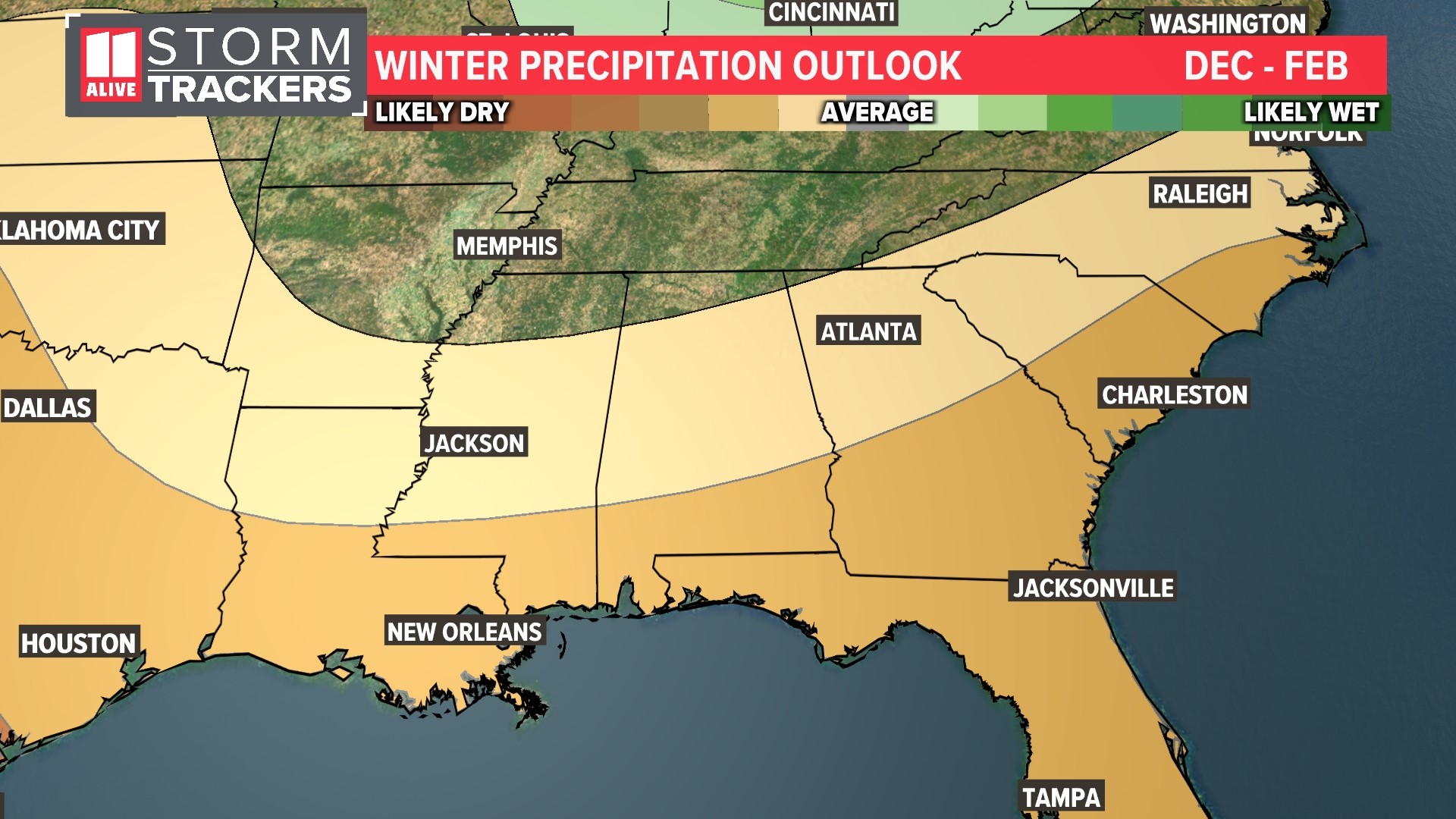 NOAA: Warmer, Drier Than Normal Winter For Georgia | 11alive.com