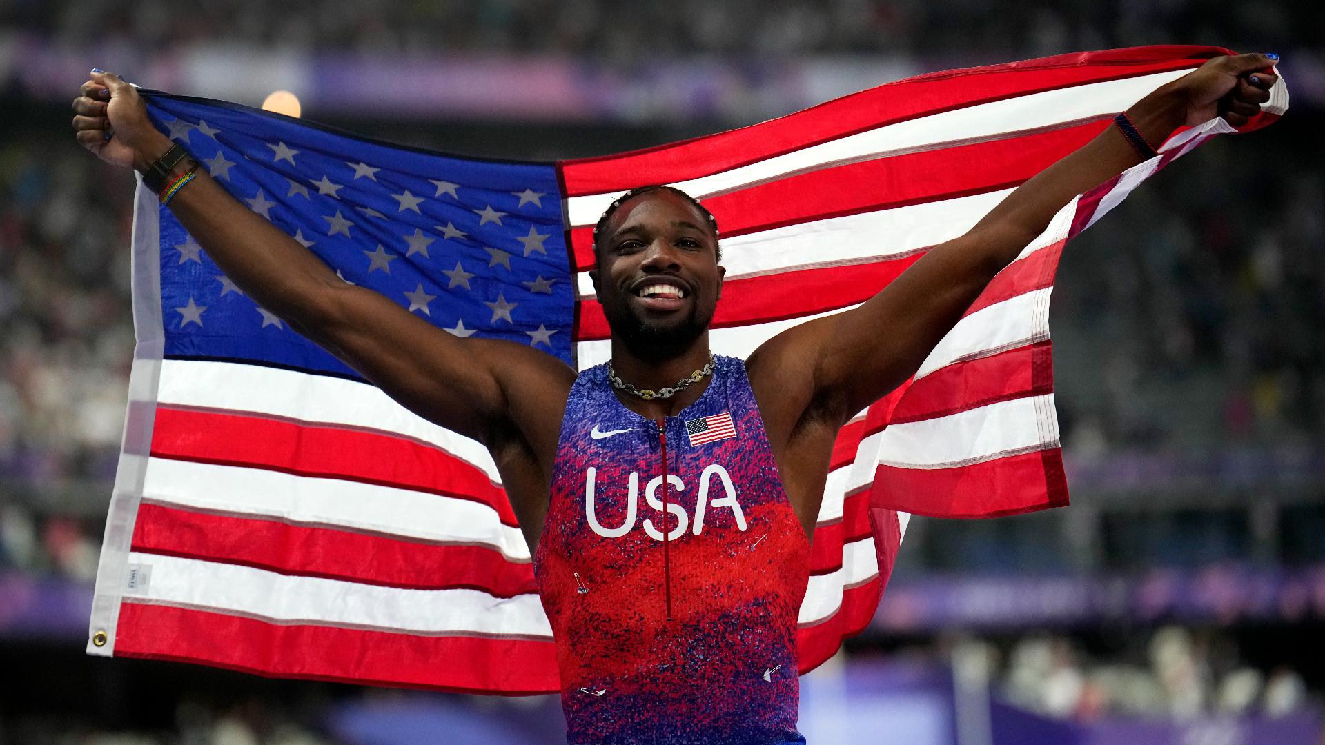 WATCH Noah Lyles photo finish to win men's 100 meter race