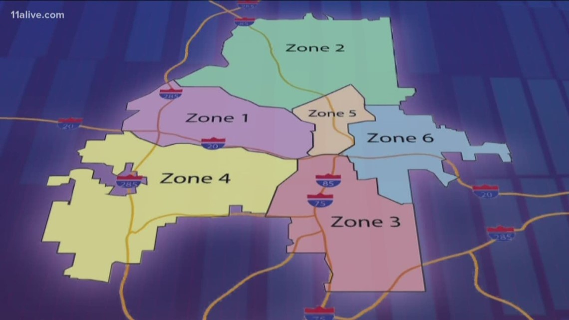 Changes coming to six Atlanta zones