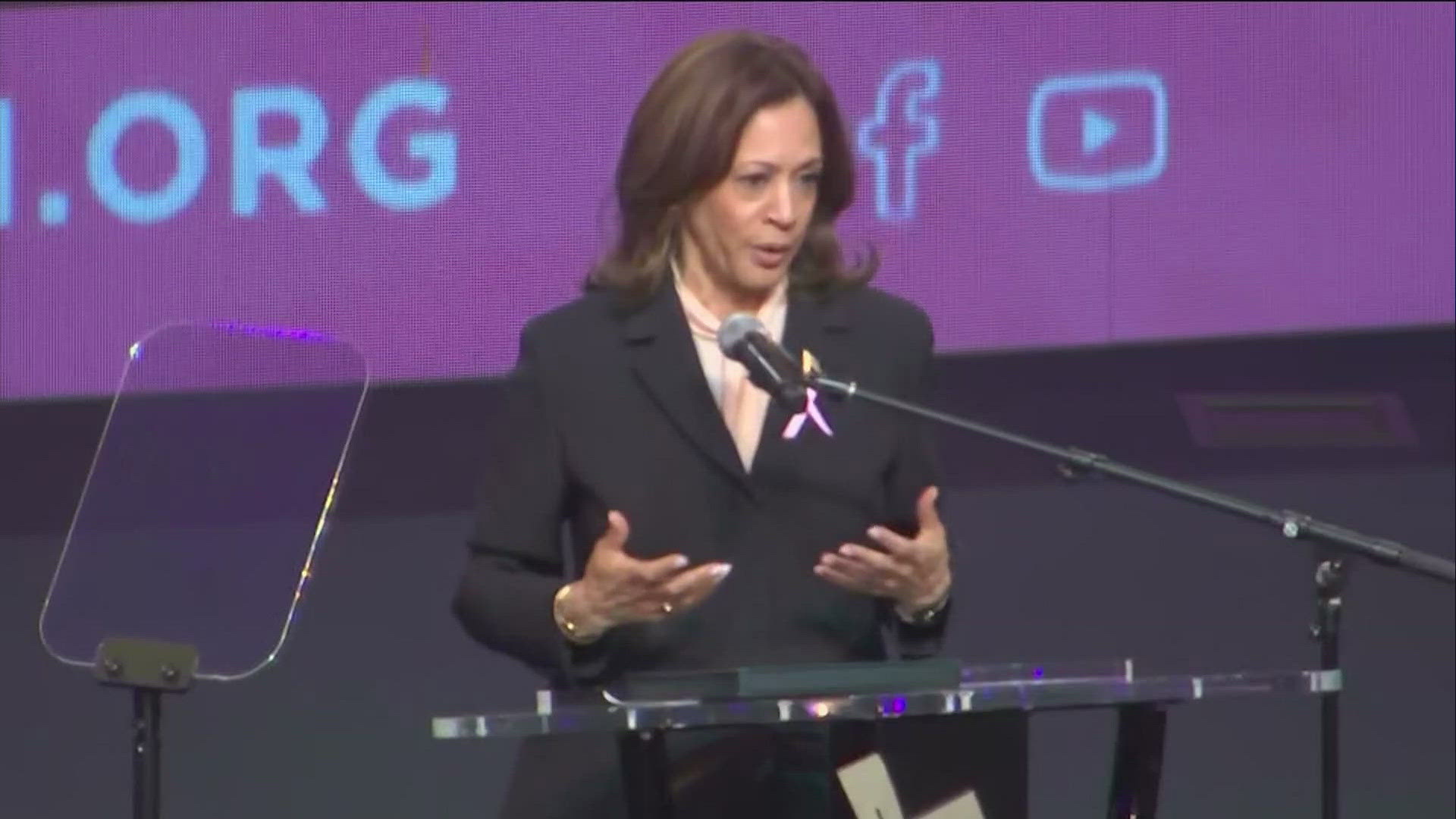 Kamala Harris visited two Atlanta-area churches where she summoned Black members of the congregations to turn out at the polls.