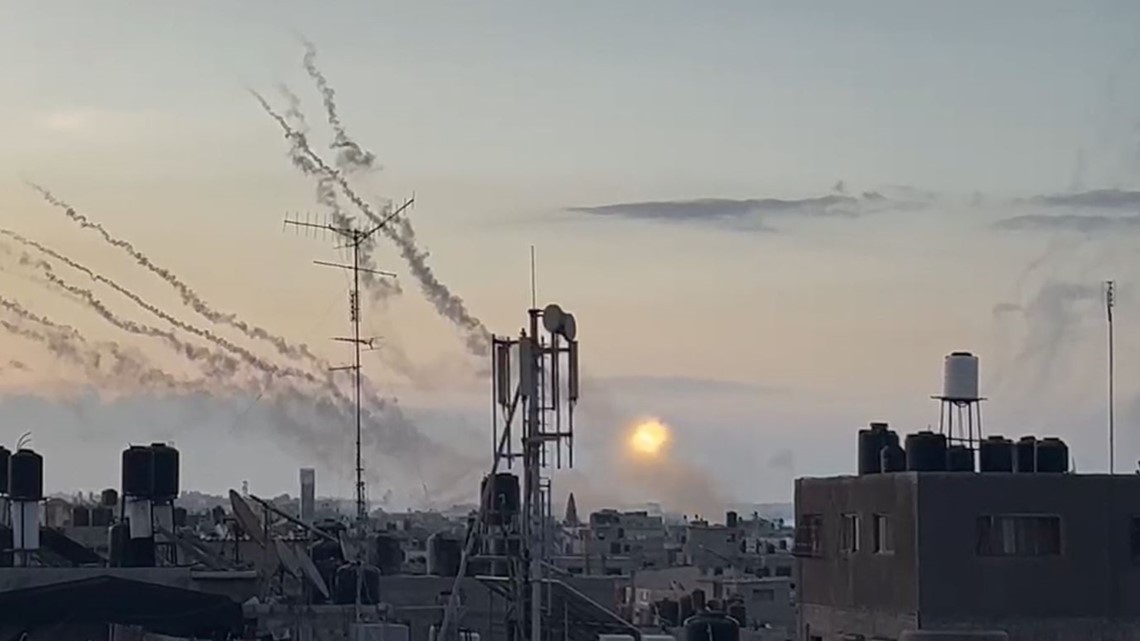 Rockets fired into Israel