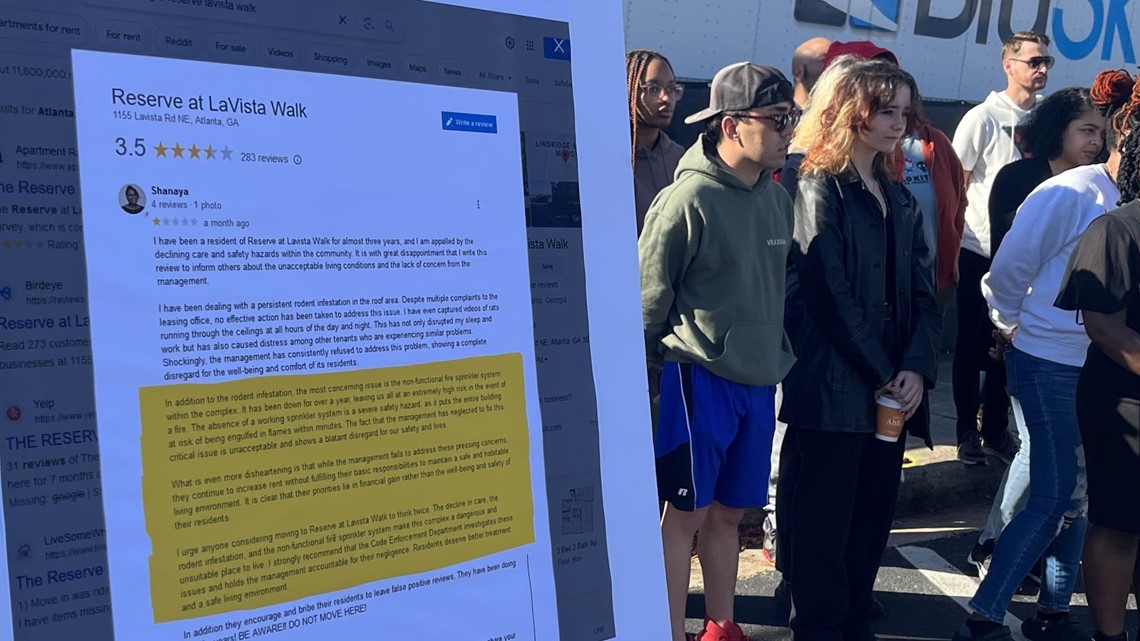 Reserve LaVista Walk fire Atlanta residents announce lawsuit