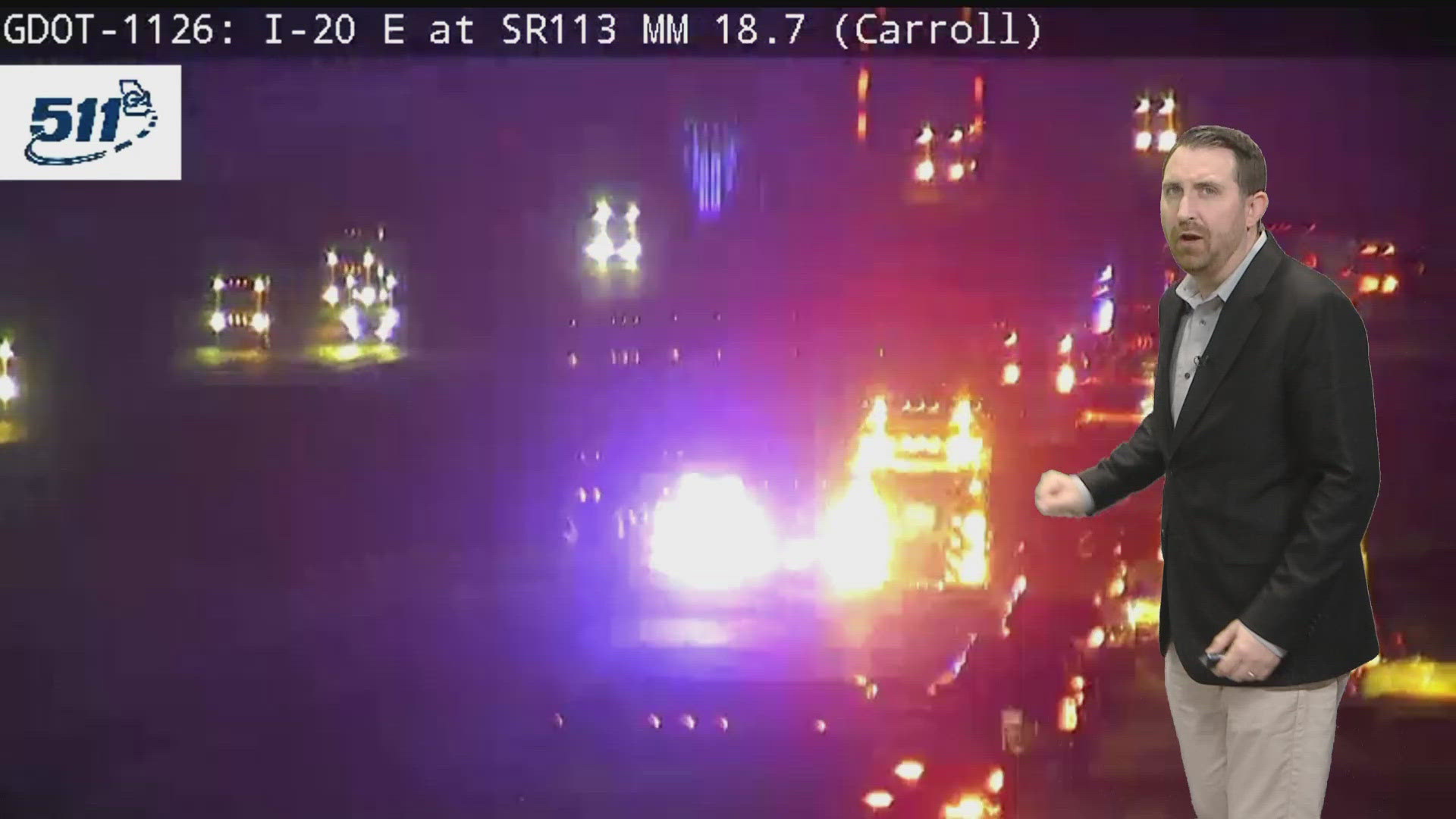 TRAFFIC: Crash shuts lanes on I-20 East in Carroll County | 11alive.com