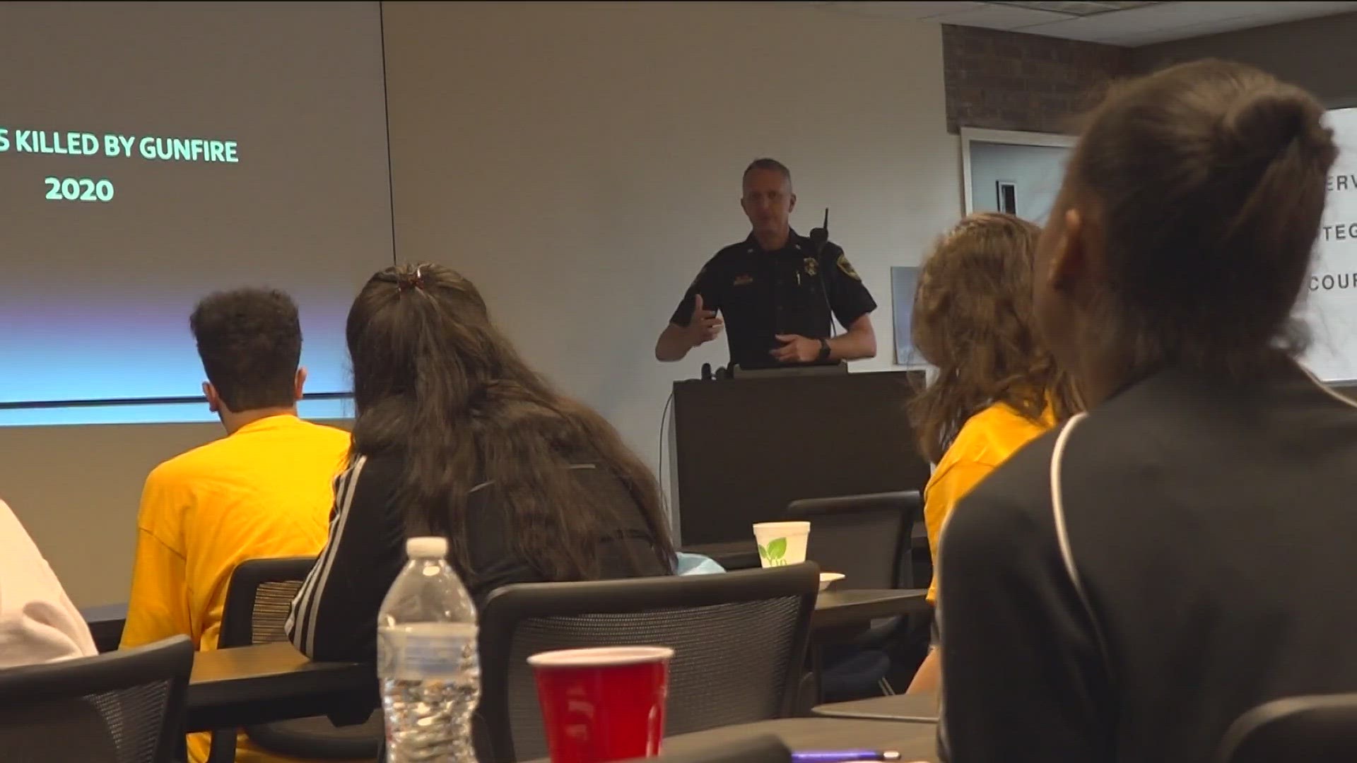 The Dunwoody Police Department hosted a police-training camp to teach students skills. Here's a look inside the academy.