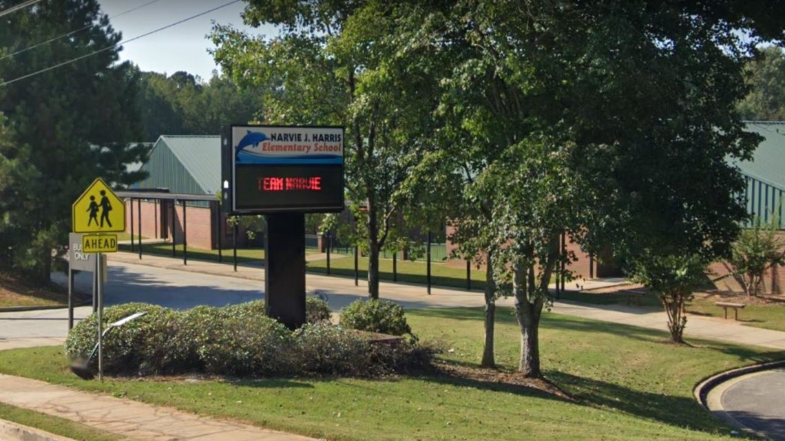 Shooting in DeKalb County school parking lot at Narvie J. Harris