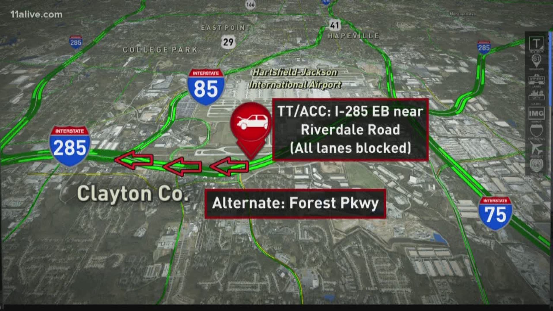 1 dead after crash on I-285, 1 other injured | 11alive.com
