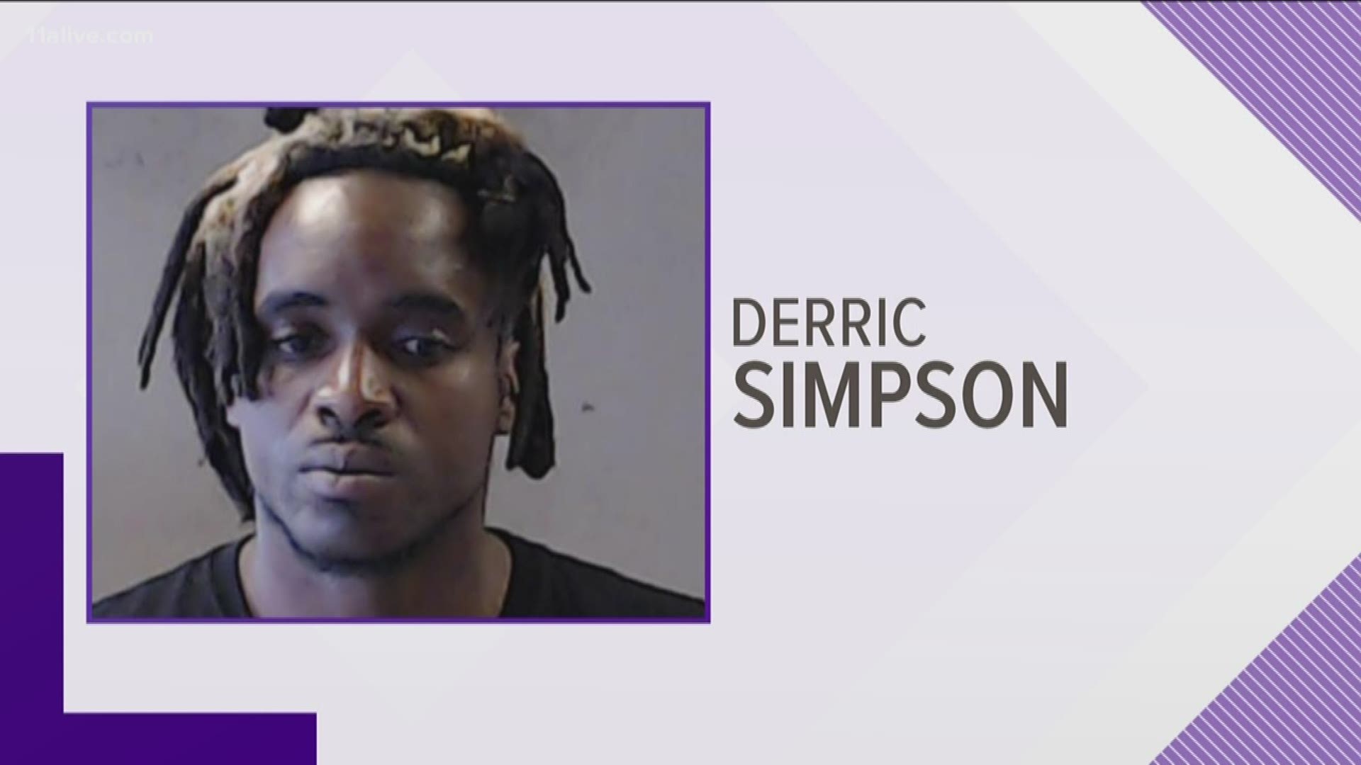 Derric Simpson was initially pulled over for using his cell phone while driving.