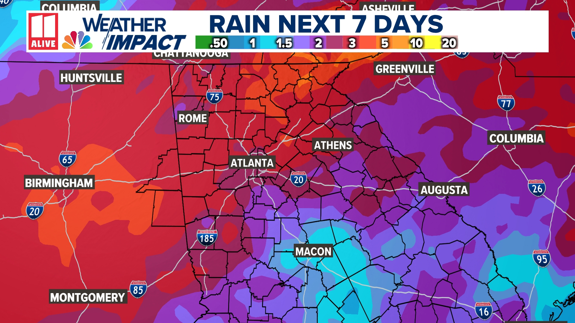Drought conditions in north Georgia | Latest numbers | 11alive.com