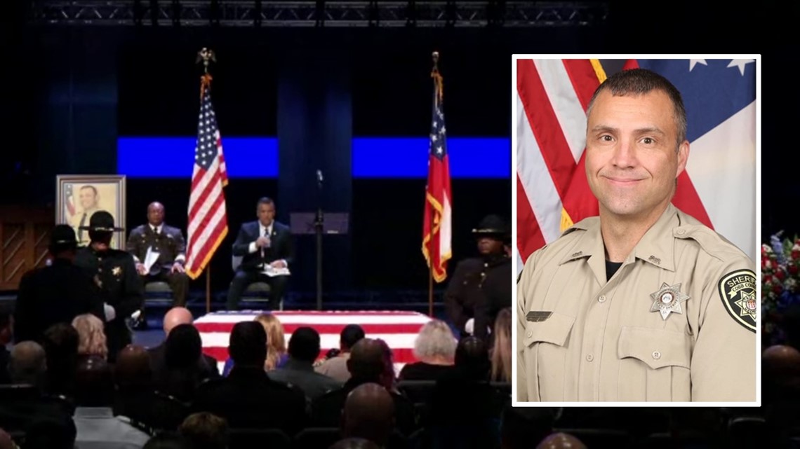 Cobb County sheriff deputy Jonathan Koleski funeral live stream ...