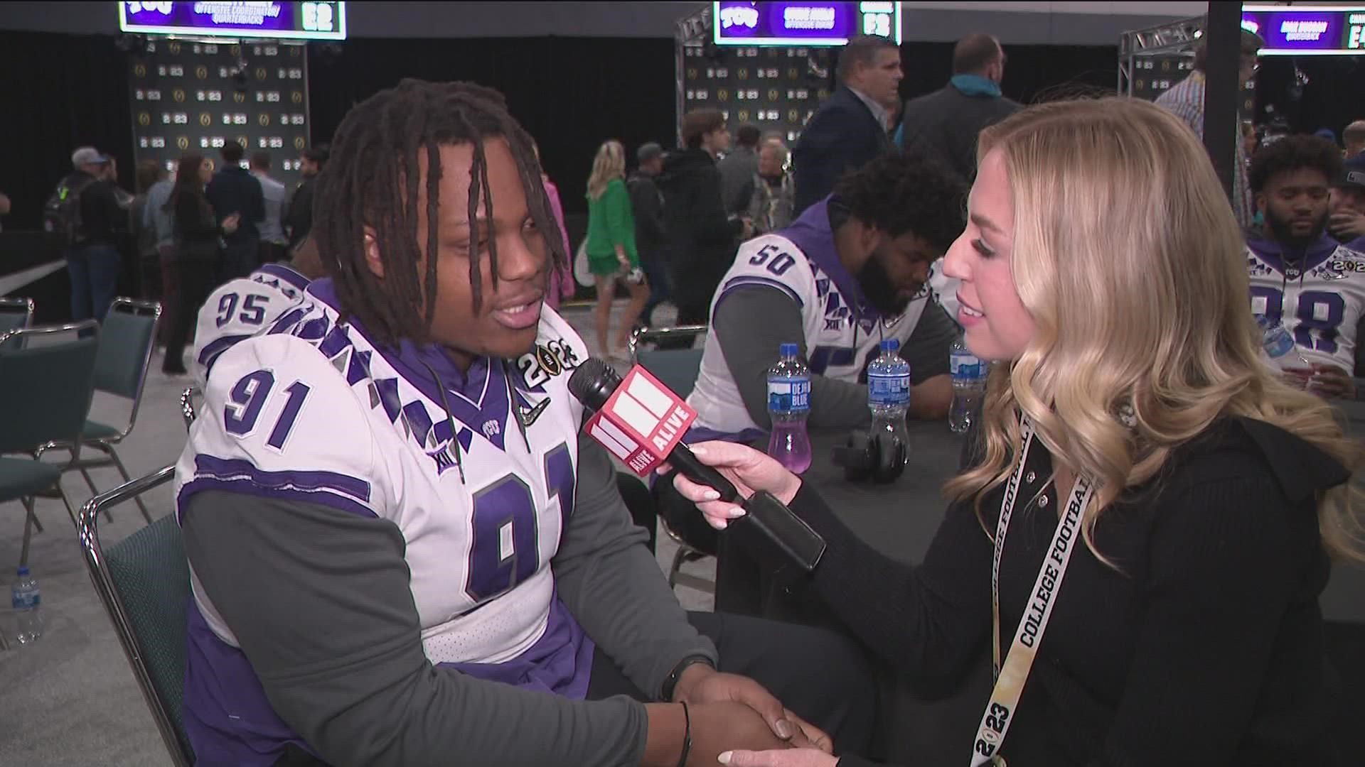 He speaks on how that moment has impacted his journey now with the Horned Frogs.