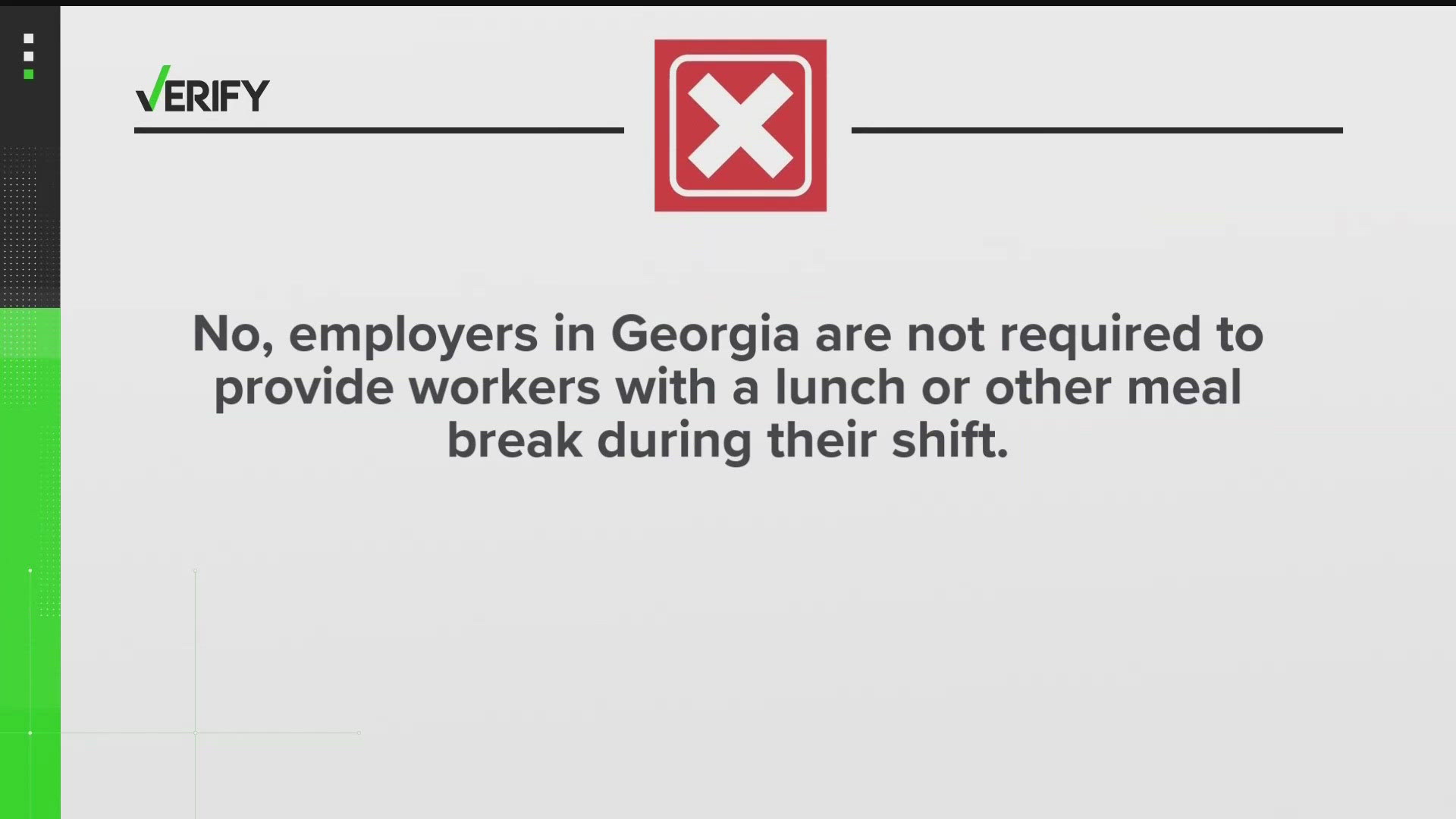Federal law does have some requirements for what employers must do for workers regarding breaks.
