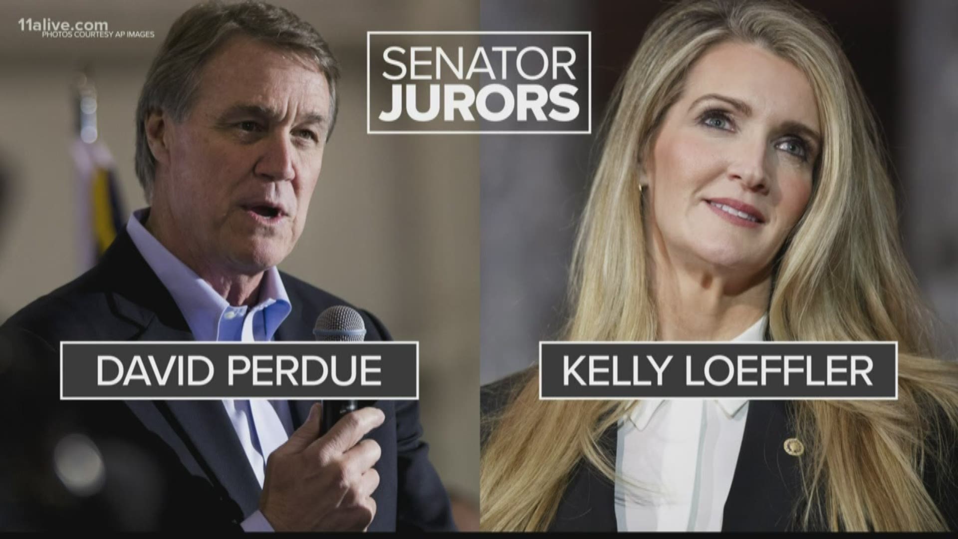 Georgia Senators David Perdue and Kelly Loeffler will be playing a silent role now that the Senate Impeachment trial has begun.