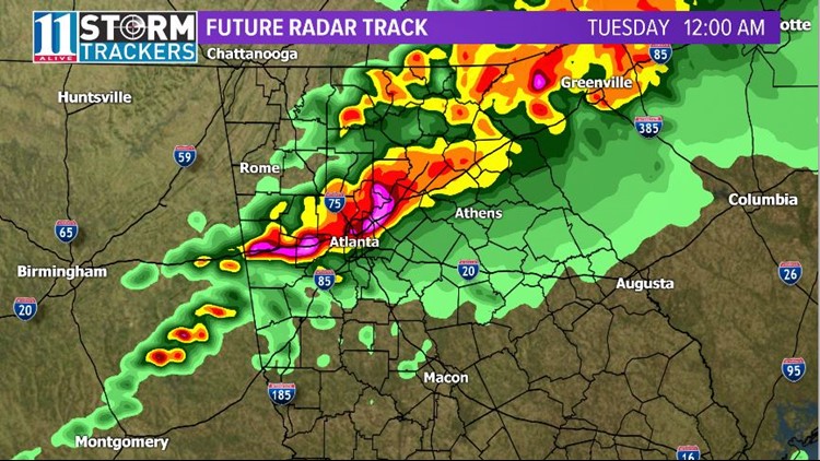 Tornado Warning Atlanta Georgia / Severe thunderstorm warning: Atlanta ...