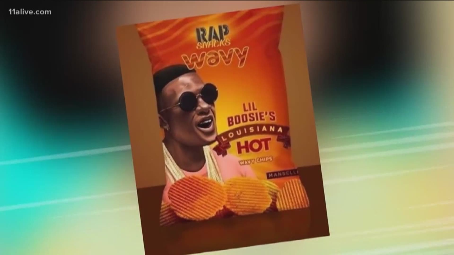 It's the snack food that has become the face of one of the biggest music genres in Atlanta, Rap Snacks potato chips, the flavor of hip-hop!"You have Fetty Wap, you got Lil' Boosie, you have Lil Romeo, Trina," Lindsay explained the all-star roster of amb