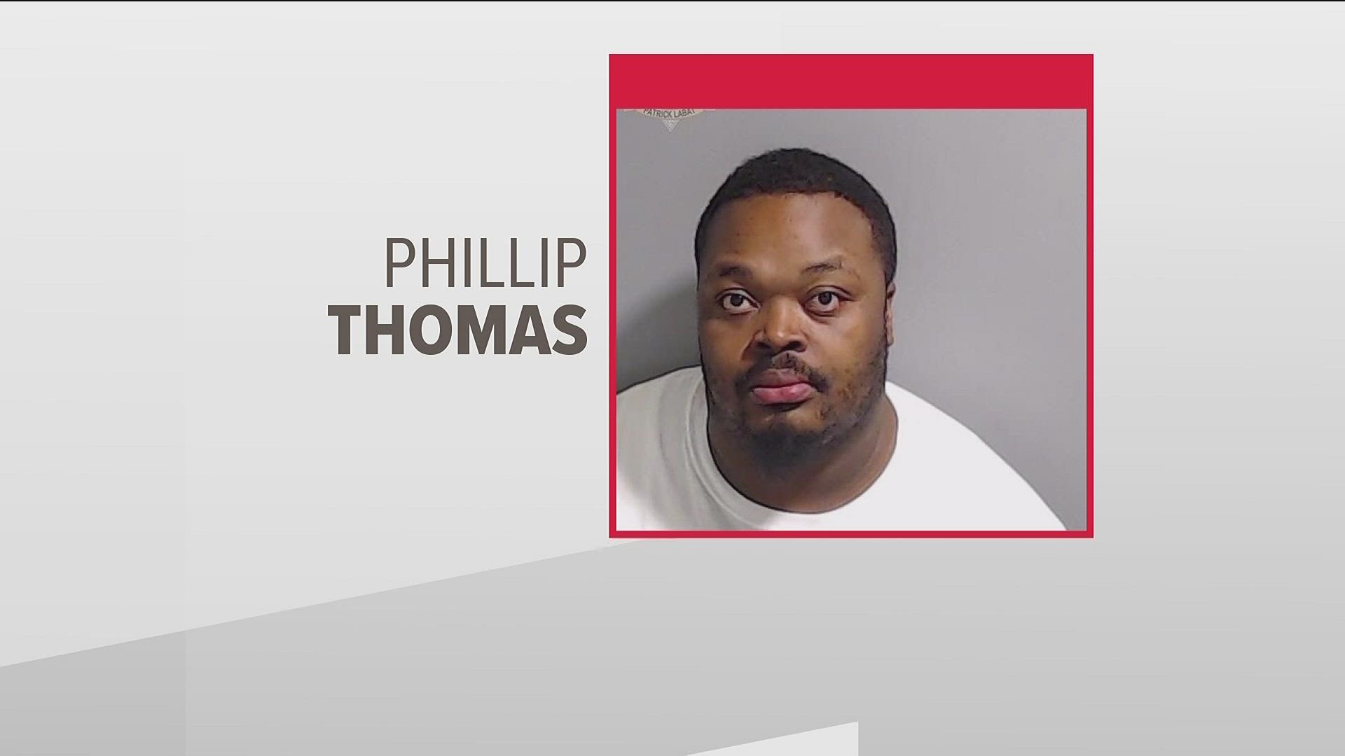 Phillip M. Thomas was charged Thursday in a shooting death of a man on Moreland Avenue.