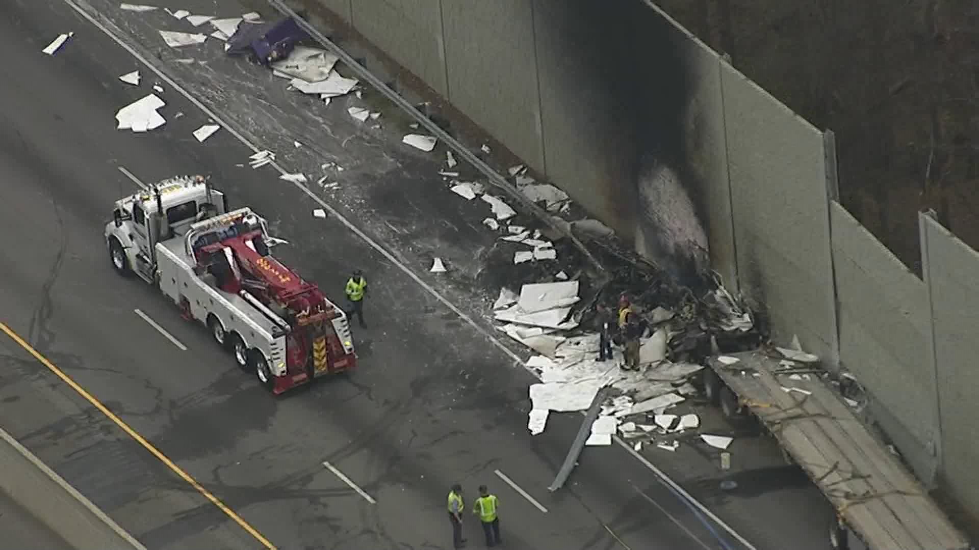 Atlanta traffic: All lanes blocked on I 85 South Gwinnett County ...