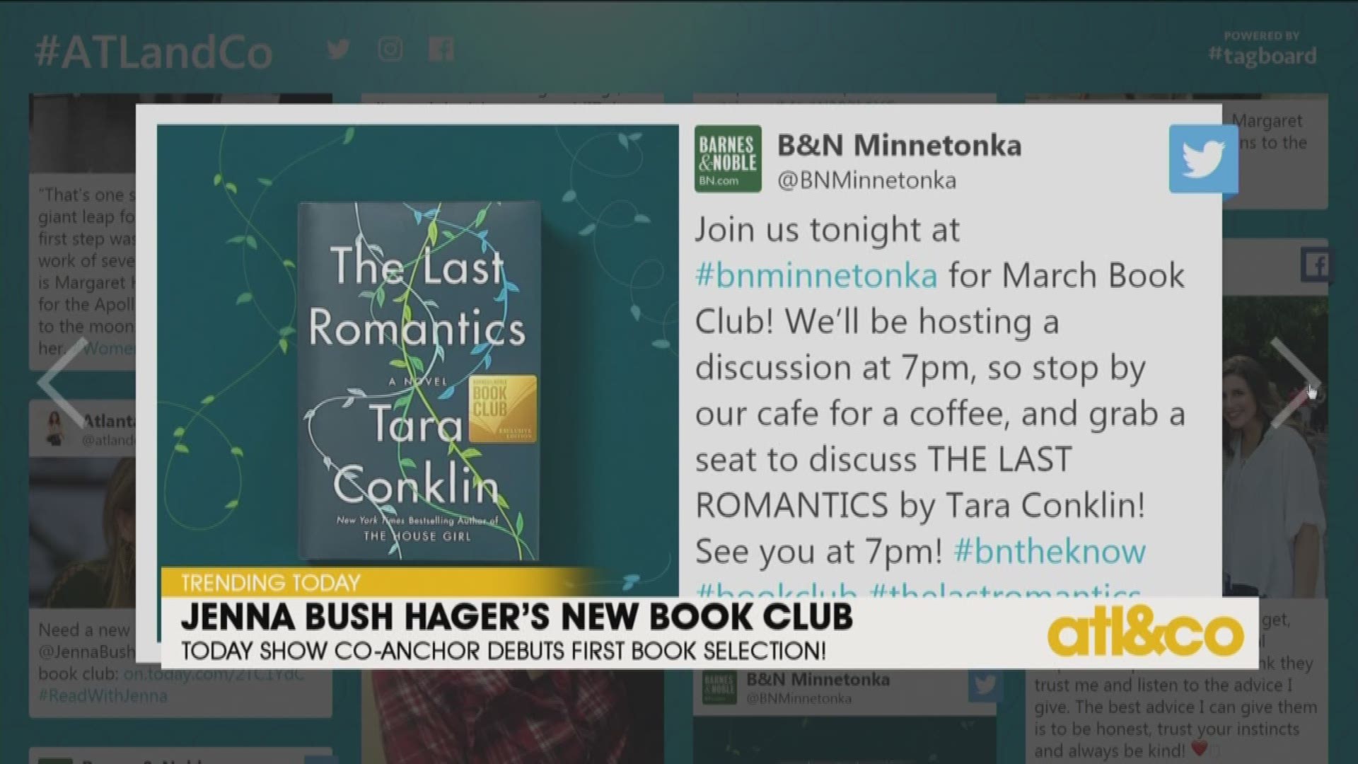 Jenna Bush Hager debuts new book club on TODAY Show! See what's Trending with Trent on 'Atlanta & Company'