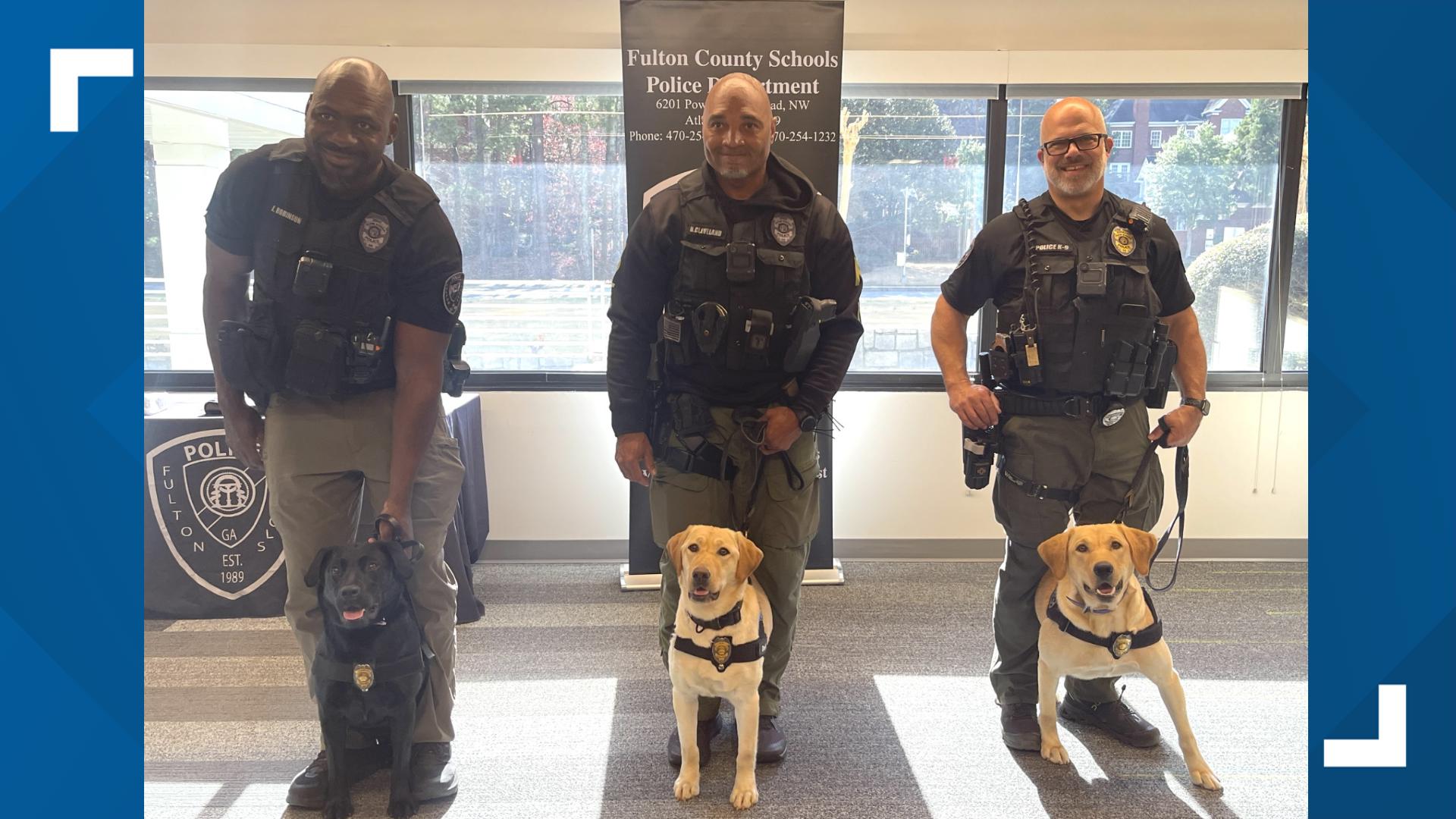 Fulton County Schools introduces K9 safety team | 11alive.com