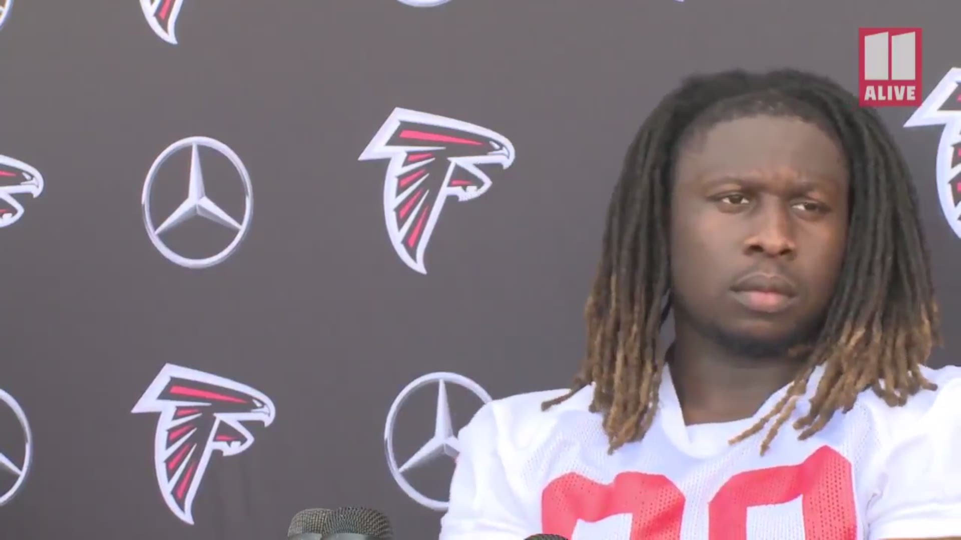 The defensive end made that clear while speaking with reporters during a media availability at the Falcons' organized team activities in Flowery Branch.