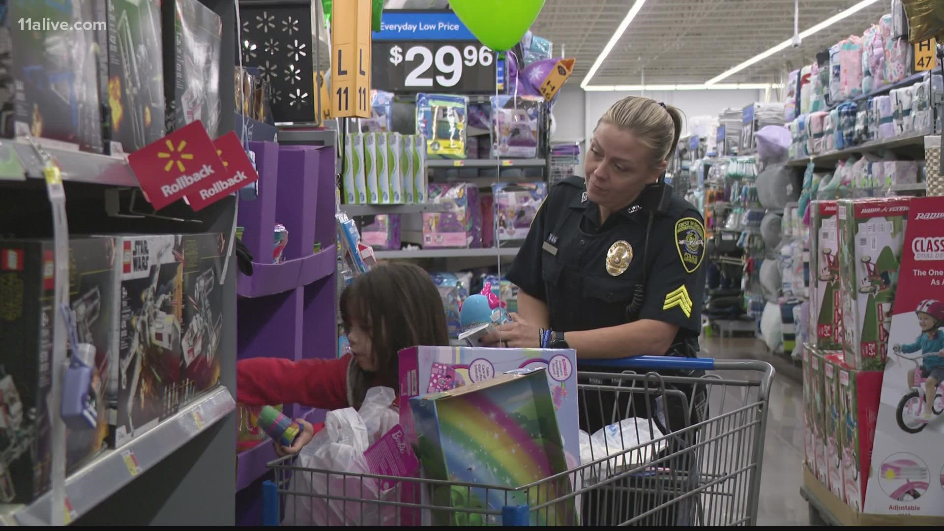 The annual Shop with a Cop program helps bring some holiday cheer to local kids.