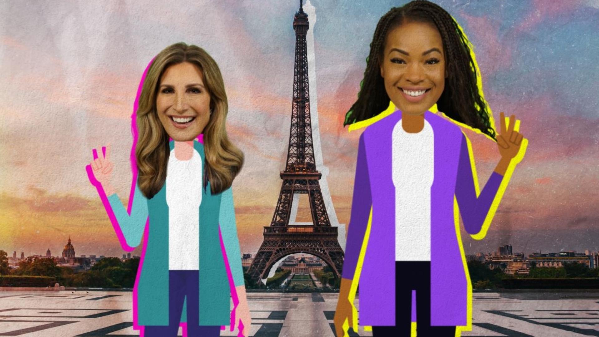 Cheryl Preheim and Faith Jessie are in Paris to cover the Olympic Games!