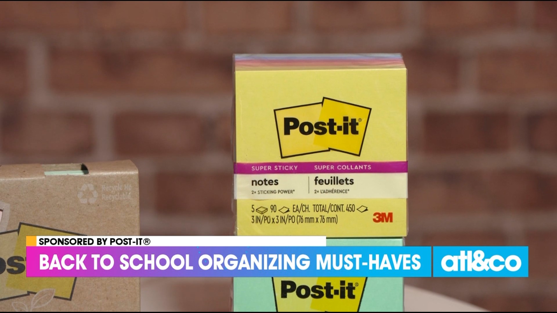 Back to School Organizing with Post-It®