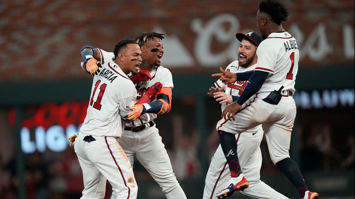 Arcia sends crowd into frenzy with walk off single for Braves