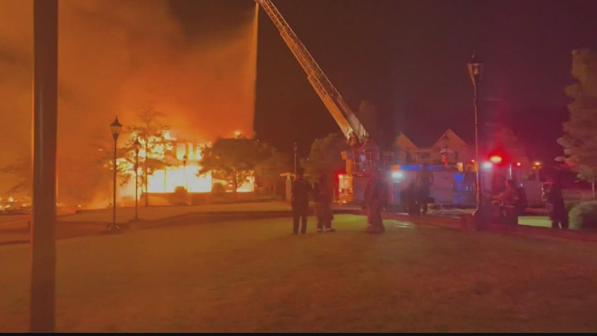 City officials said one of the homes dates back to the 1800s.