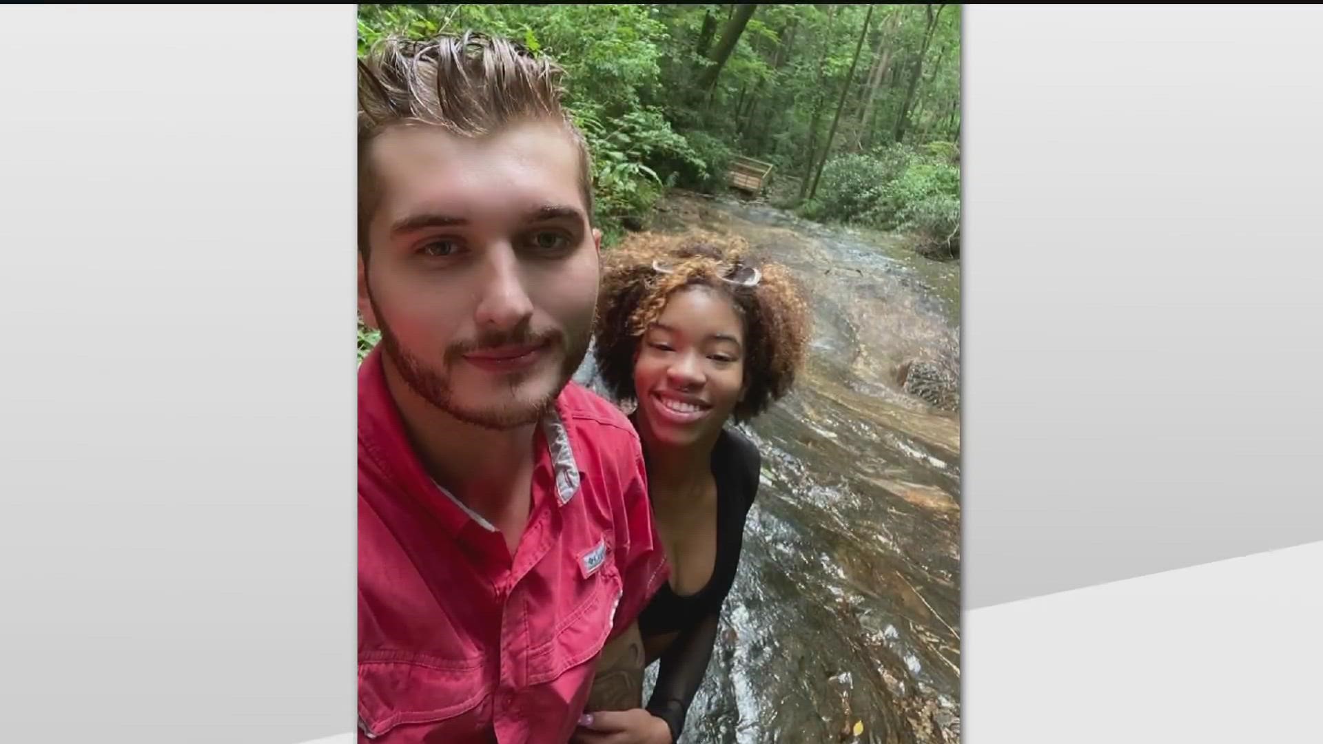 On their first date, the couple fell from the top of a waterfall. Seriously injured, they had to hike 30 minutes to get help.