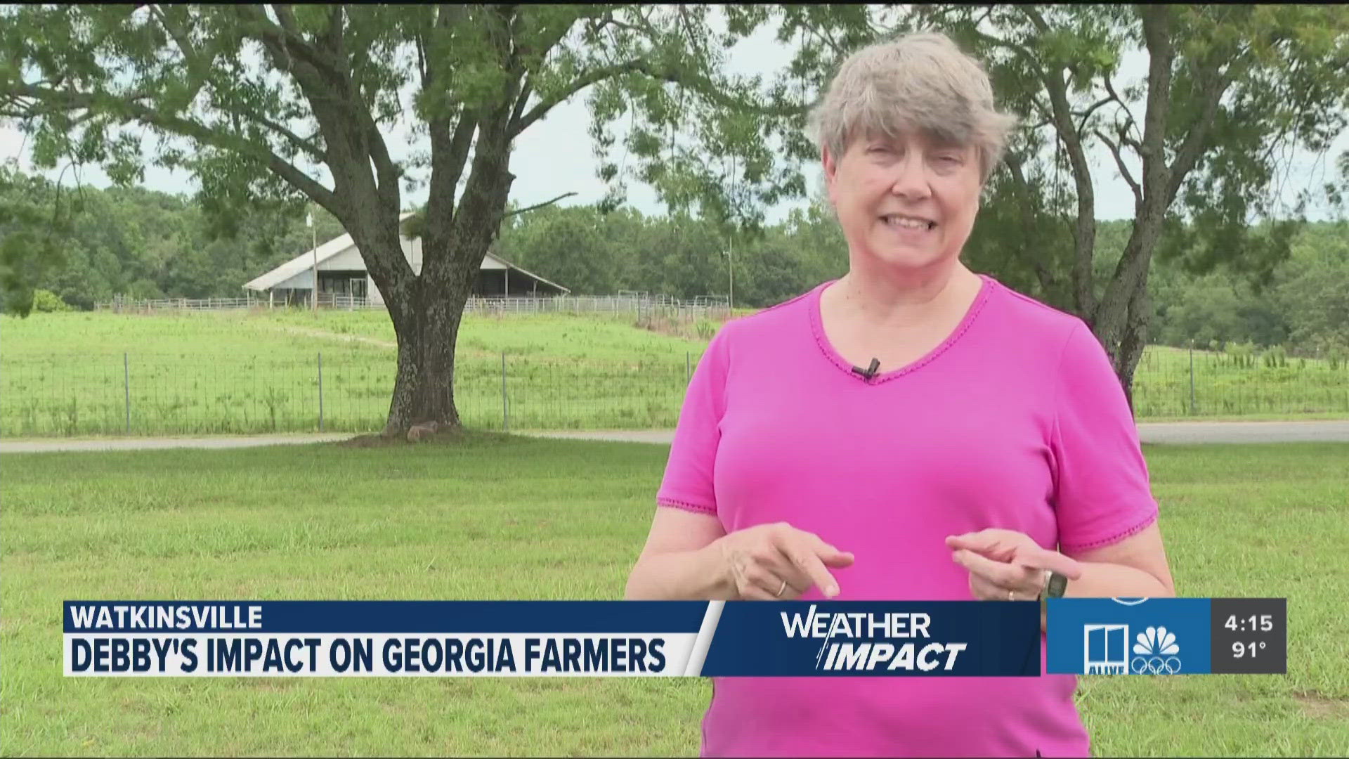 Farmers in south Georgia are preparing for Tropical Storm Debby and the impacts it could have on crops.