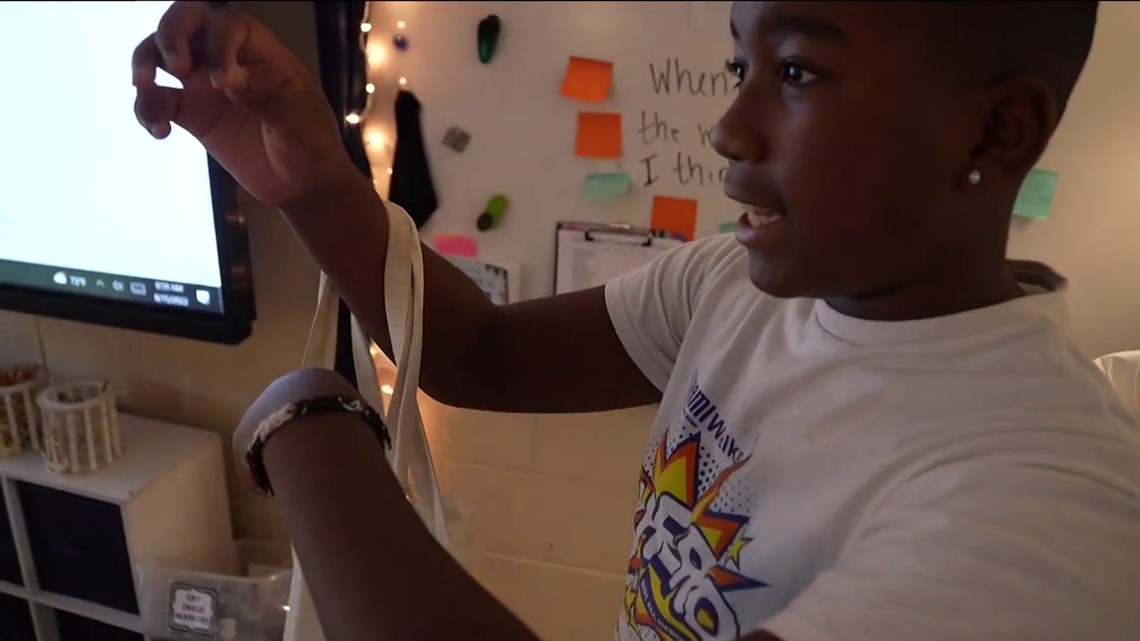 Copies of book written by Cobb County fifth grader regarding mental health bought by Atlanta Hawks