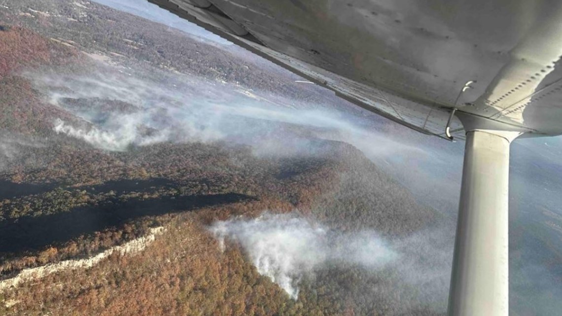 wildfires Walker County Highway 157 fire arson