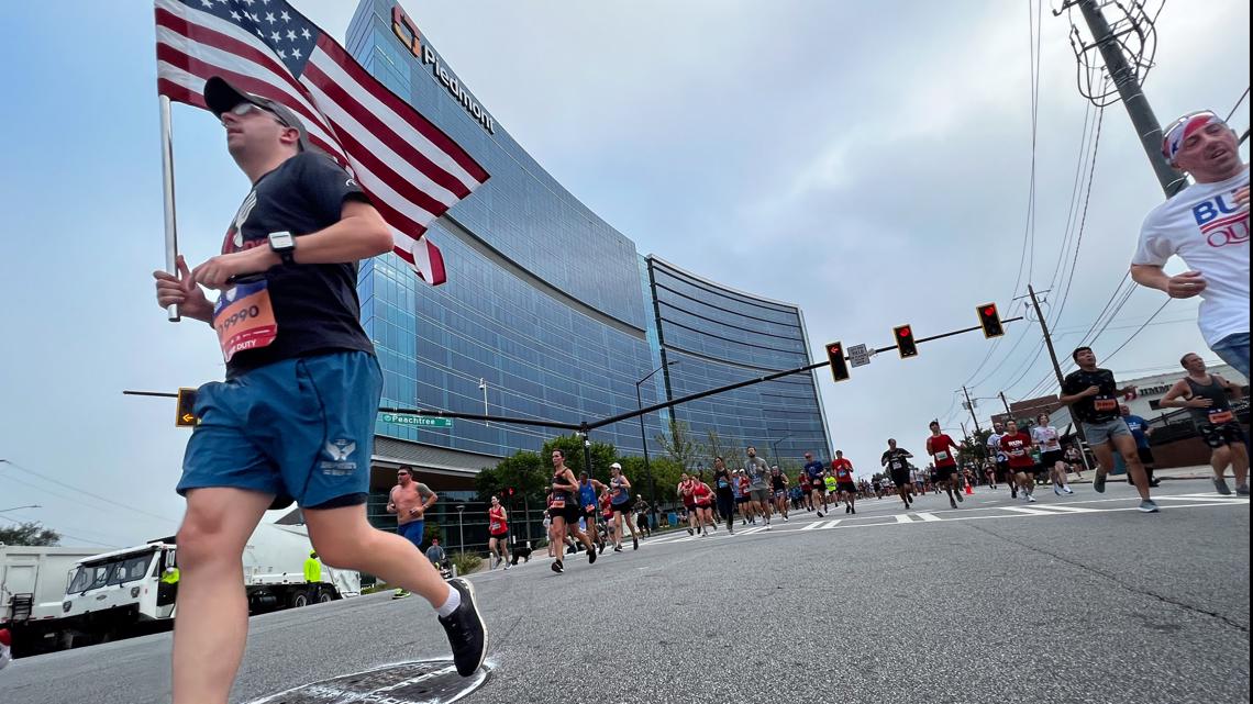 Peachtree Road Race results live stream updates