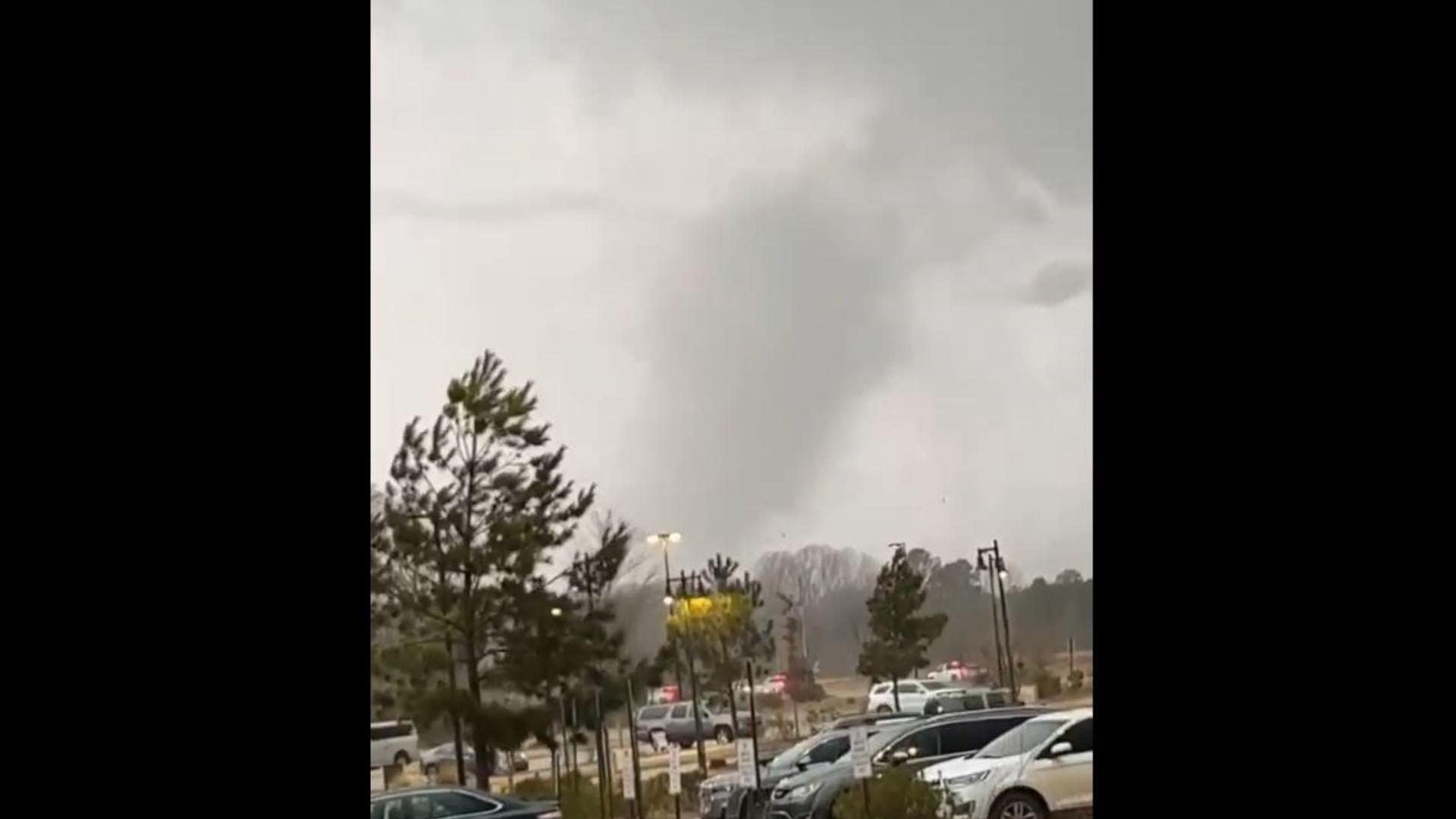 A storm system swept across Alabama and Georgia on Thursday, bringing with it tornadoes from Selma to south metro Atlanta.