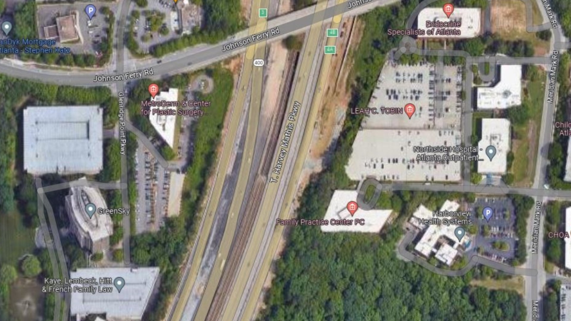 Glenridge Connector Sandy Springs GA 400 I 285 issue