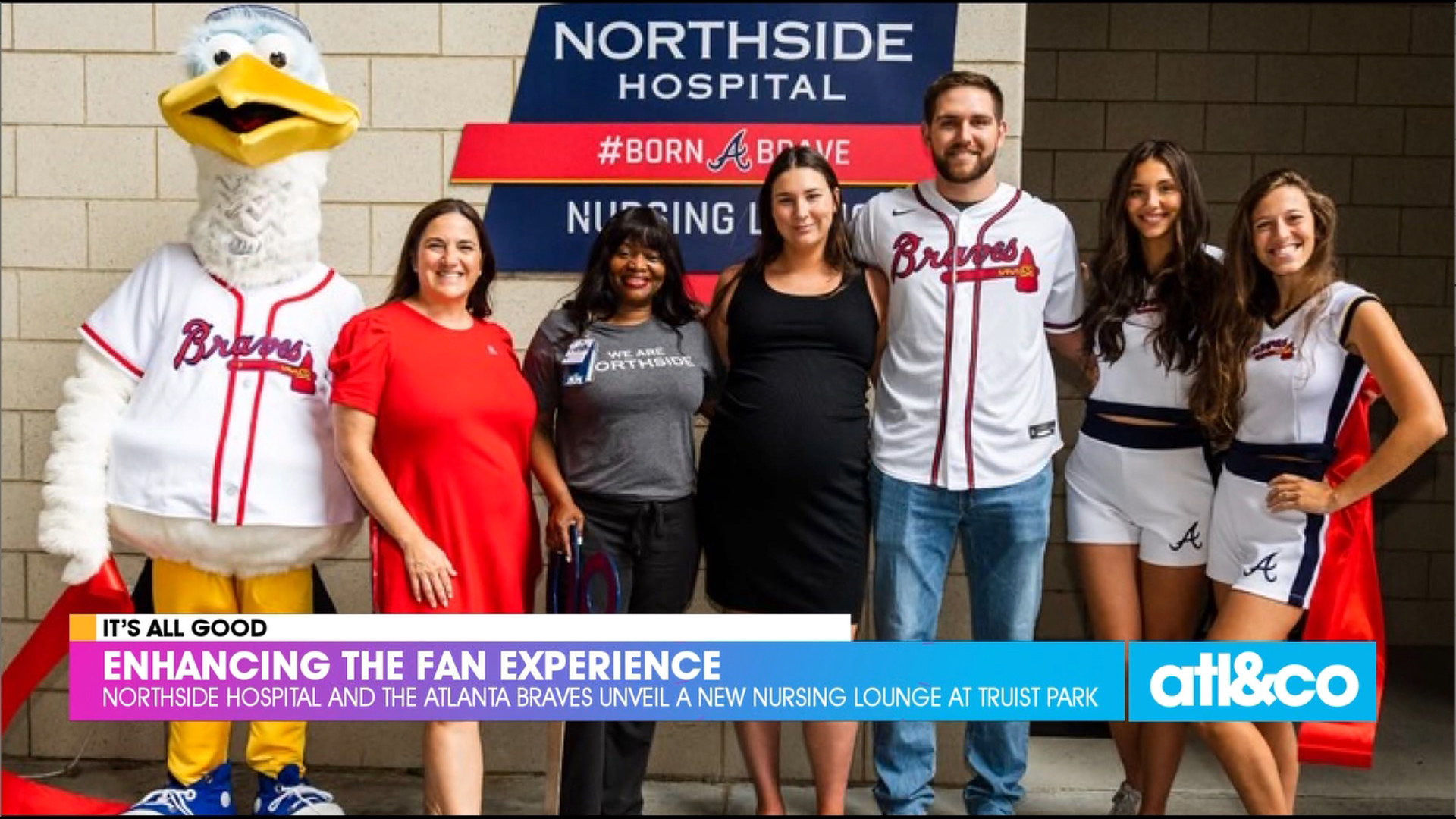 The Atlanta Braves and Northside Hospital just unveiled a new nursing lounge for moms and babies.