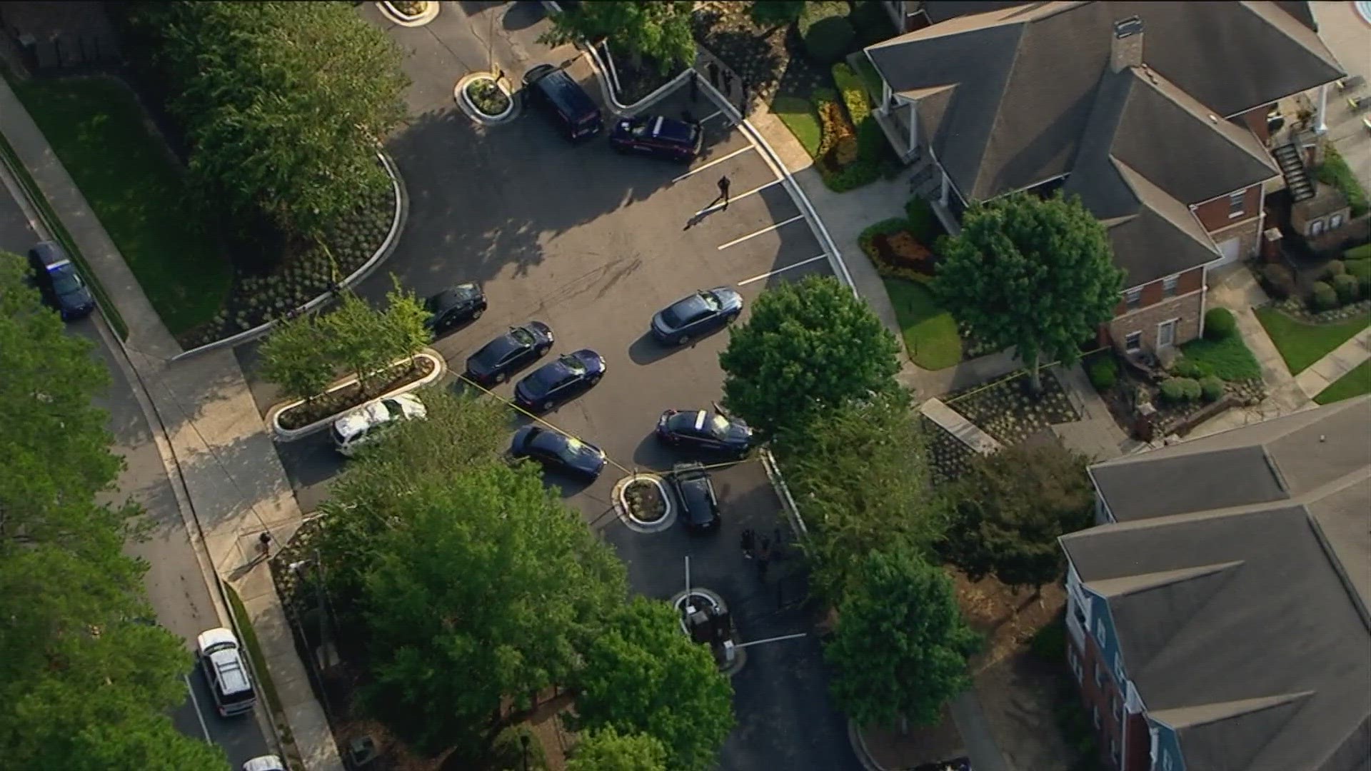 Atlanta Police said they found the man dead at 751 Fairburn Rd. SW, which is the location of the Villas at Princeton Lakes apartment complex.