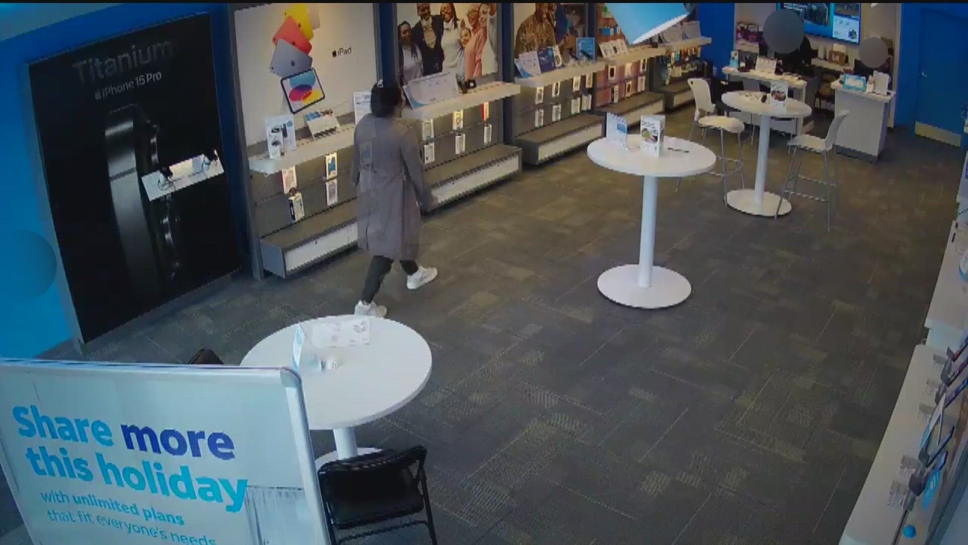 Police say the couple is allegedly tied to an organized crime group accused of multiple thefts at AT&T stores across Georgia and Tennessee.