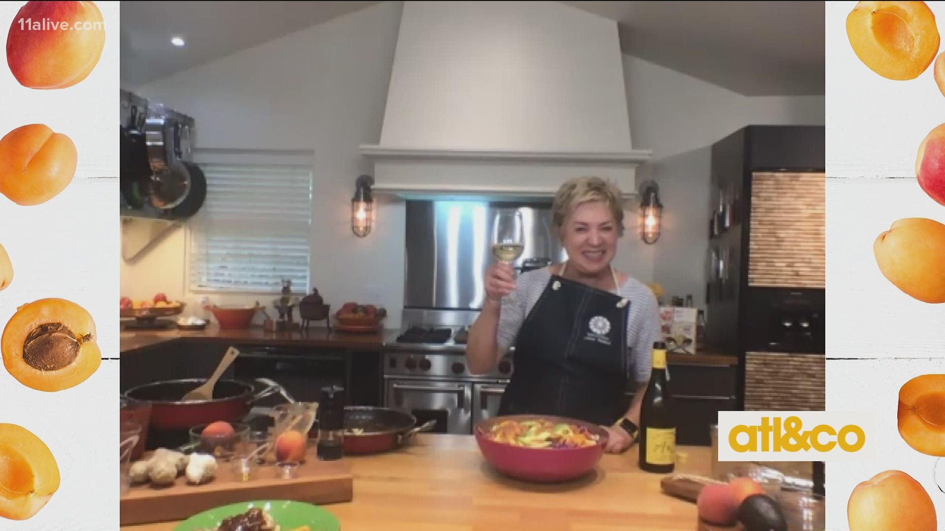 Happy National Peach Month! Taste and Savor's Chef Nancy Waldeck shares peachy recipes with Cara Kneer on 'Atlanta & Company'