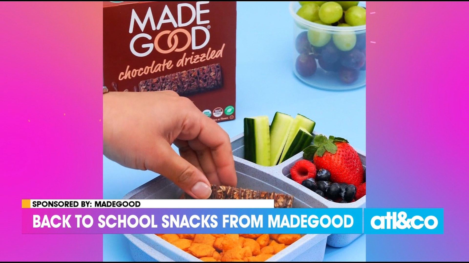 Lifestyle expert Alison Deyette shares nutritious snacks from MadeGood the kids will love.