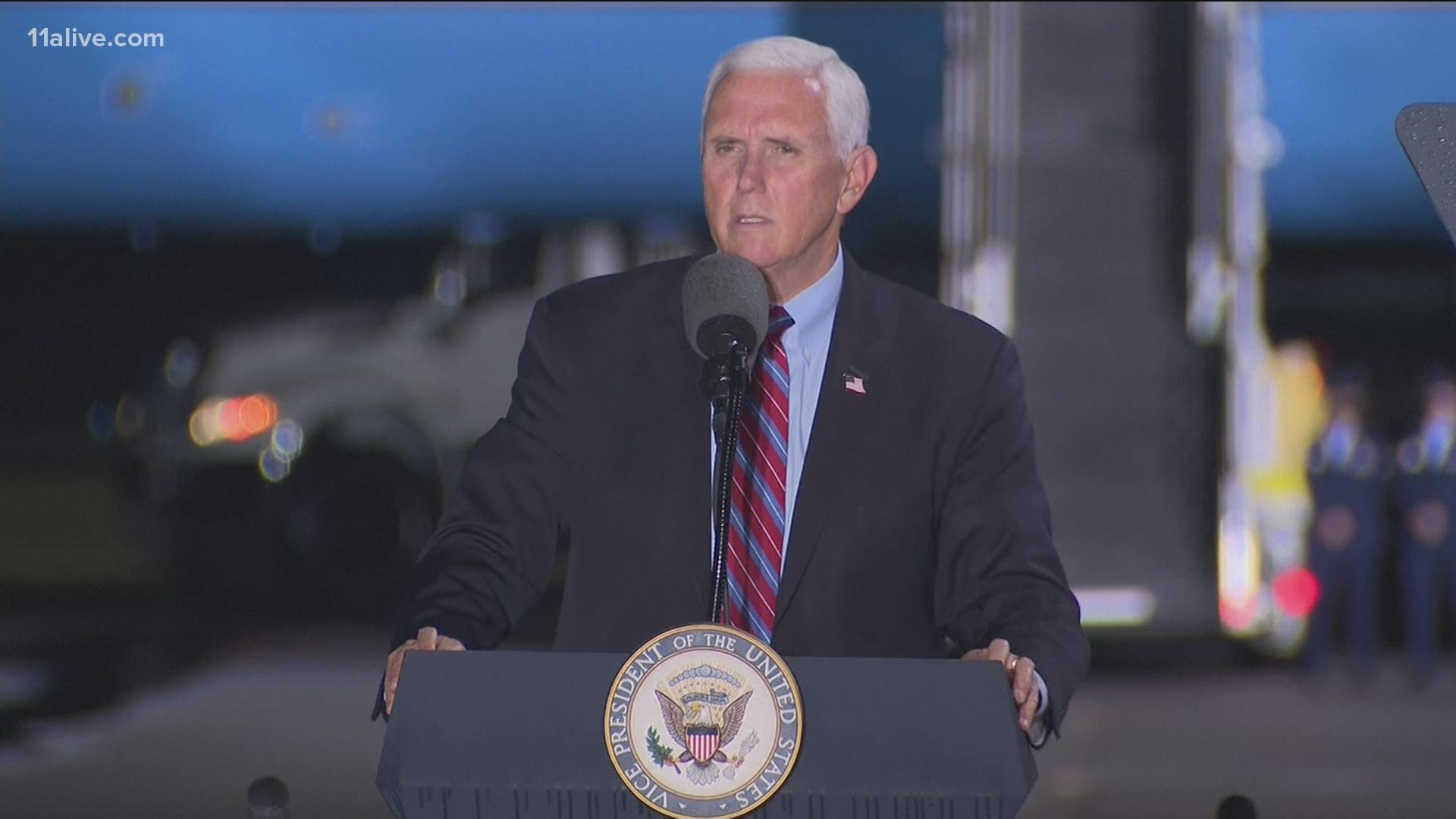 The Vice President will continue campaigning across the country.
