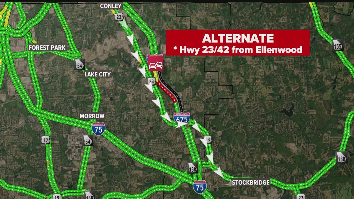 Atlanta traffic | Multiple wrecks reported on wet roads