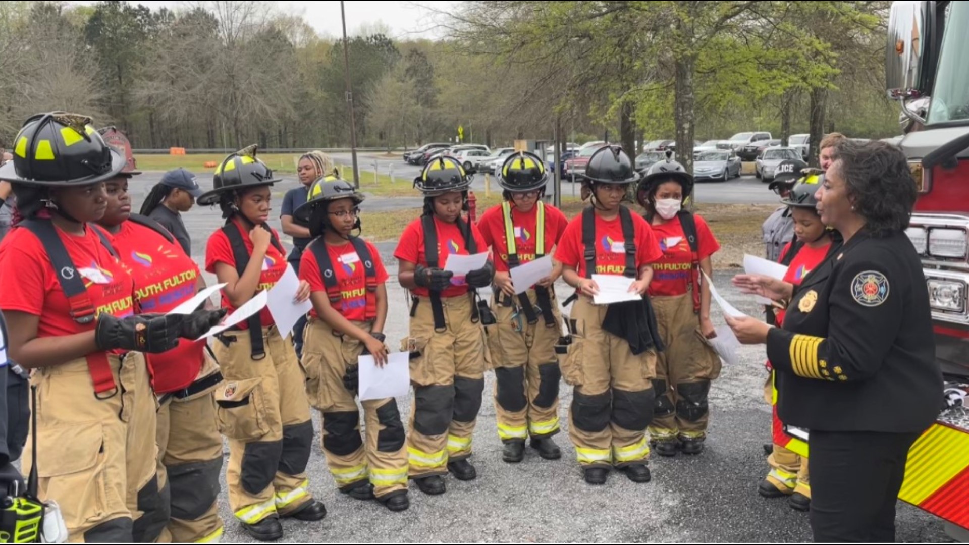 South Fulton Fire Holds Camp E.M.B.E.R.S. Program For Girls | 11alive.com