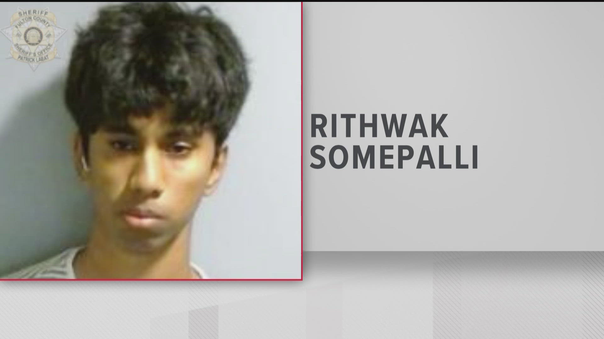 Rithwak Somepalli has been charged for the crash that killed two UGA students and a high school student last month.