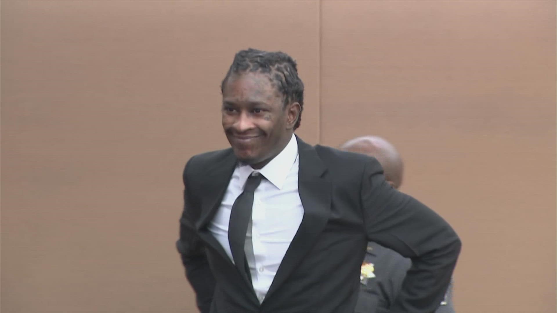 Young Thug is back in court on Thursday ahead of the expected start of his trial in January. NOTE: No audio with this video.