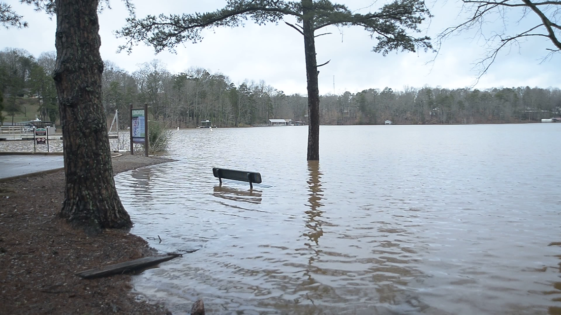 Lake Lanier water levels dramatically rise in just a week