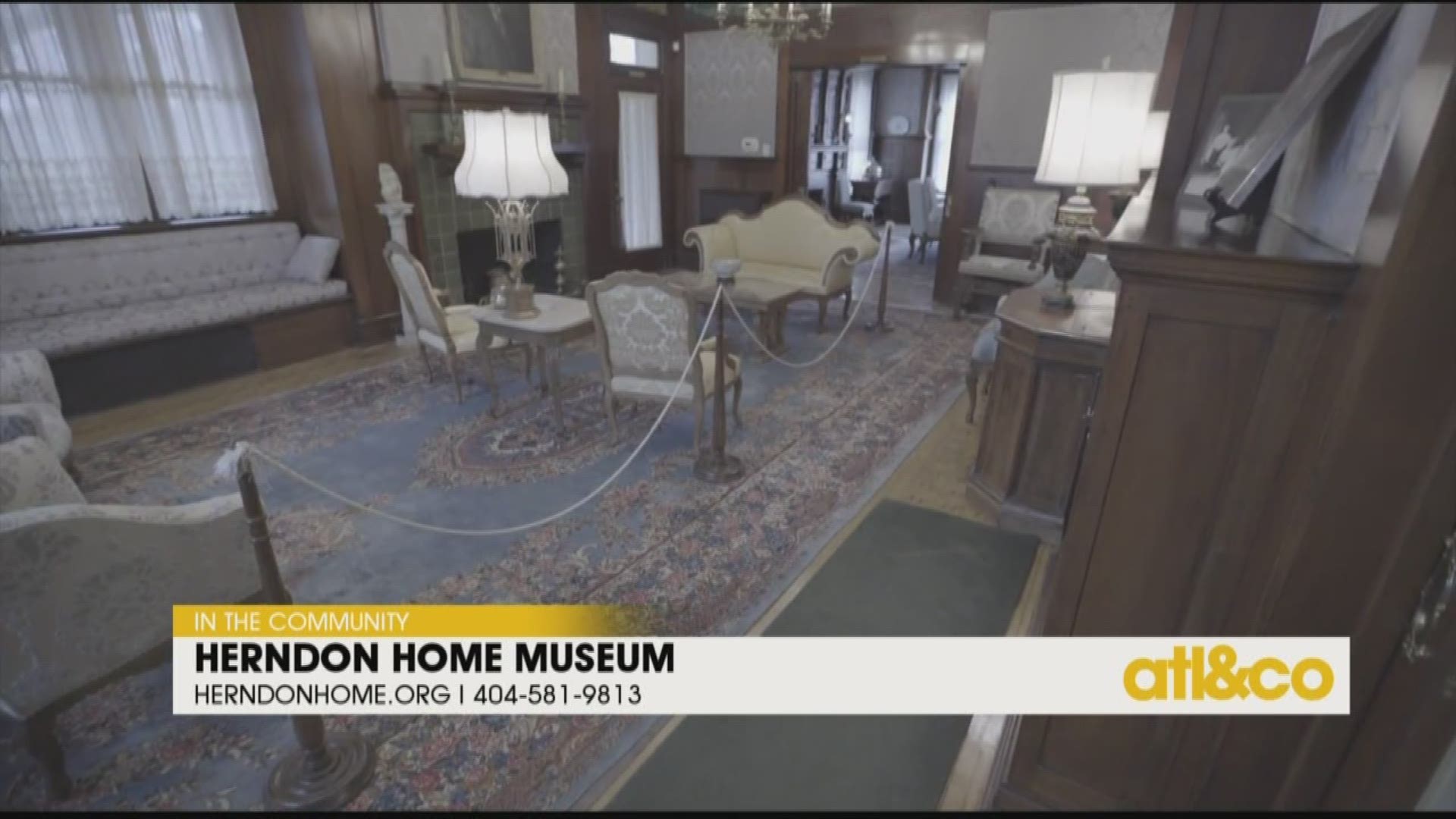Learn about The Alonzo F. & Norris B. Herndon Foundation in association with Atlanta Life Insurance Company as Chelsey McNeil takes us inside the Herndon Home Museum
