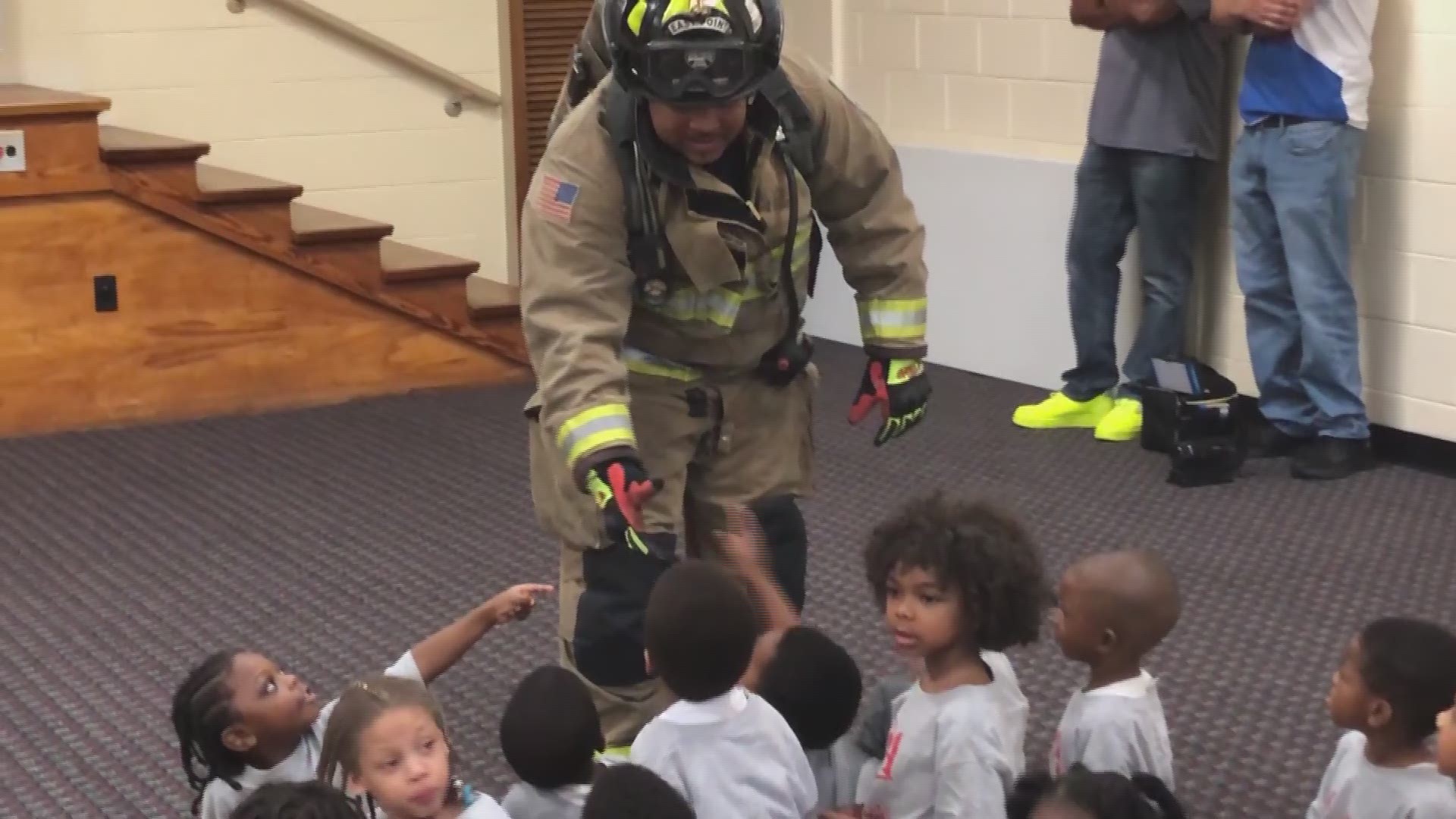 In observance of National Fire Prevention Week, EPFD hosted safety program for local children