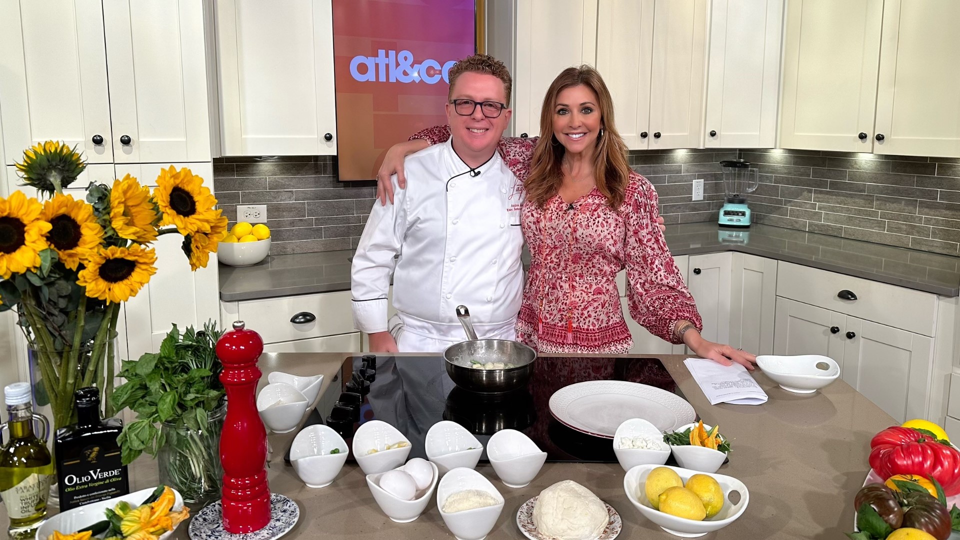 Chef Andrea Rodella whips up a beautiful Ricotta Gnocchi with Lemon Cream on A&C.